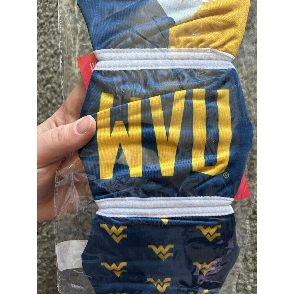 West Virginia University facemask 3-pack Combo Football nwt multicolor OS
